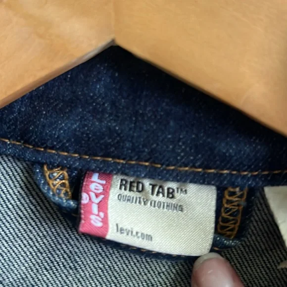 Levis blue Jean jacket size medium junior - Picture 4 of 4